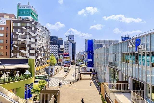名古屋市熱田区金山駅総合駅北口の様子