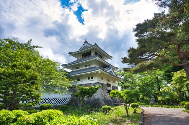 三戸城跡の復興天守