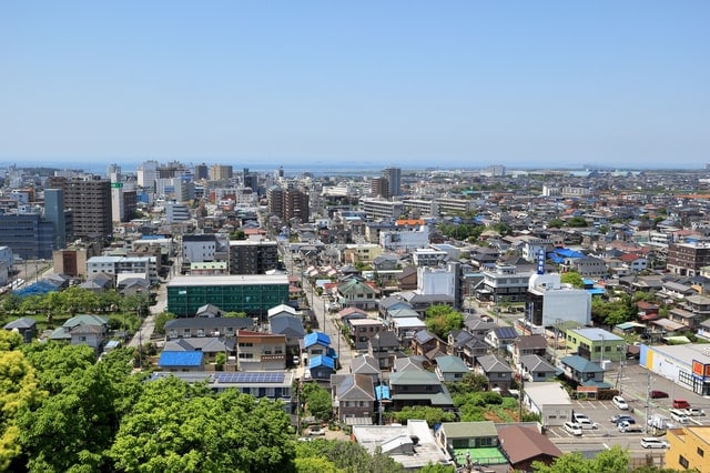 木更津市の街並み