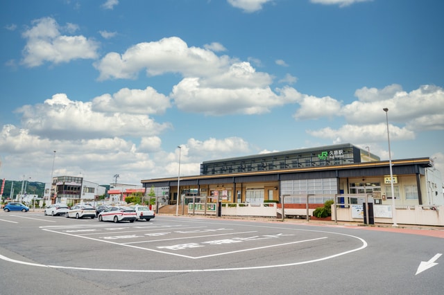岩手県久慈駅周辺の風景