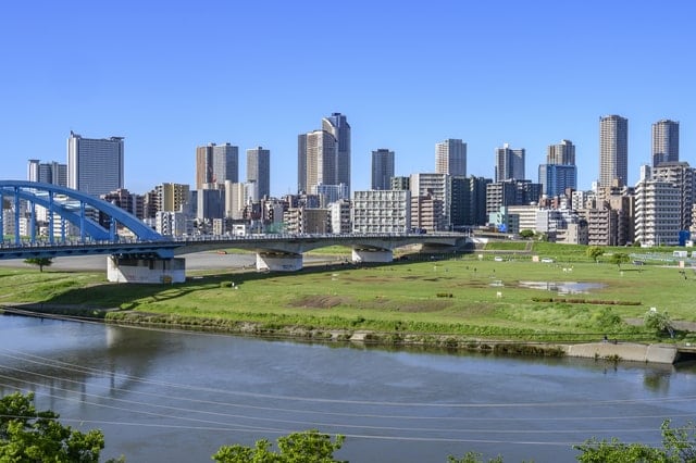 武蔵小杉のタワーマンション群