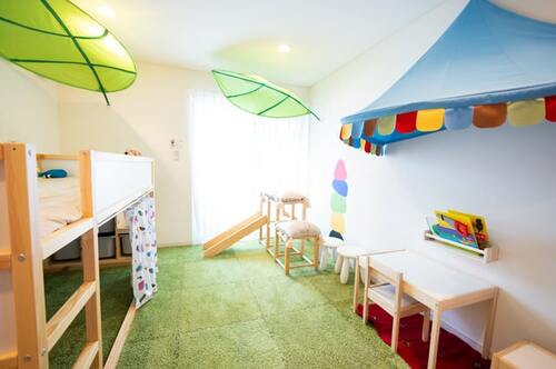 将来の分割を考えた広い子供部屋は、子供が成長したらもめる原因に