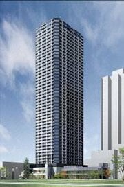 月島3丁目南地区に建設されるタワーマンションのイメージパース（出典：東京都都市整備局）