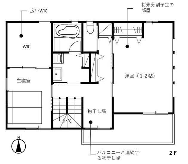 間取り失敗例：12帖の広い子供部屋