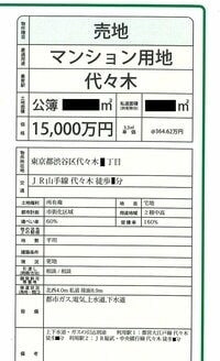 レインズではこのように不動産が紹介されている
