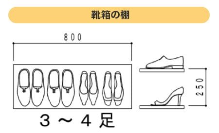 靴箱の棚