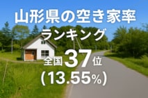 a山形県の空き家率は13.55％で全国37位【2025年版】ランキング、長期推移、活用事例などを解説！