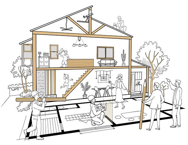 新設される住宅は年々数が減っている。出典：PIXTA