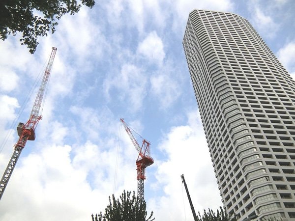 パークタワー西新宿の建設地周辺（筆者撮影）