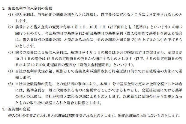 PayPay銀行の住宅ローン契約規定