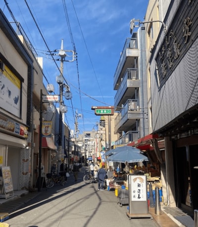 南口商店街は昔ながらの味わいがある（撮影：筆者）