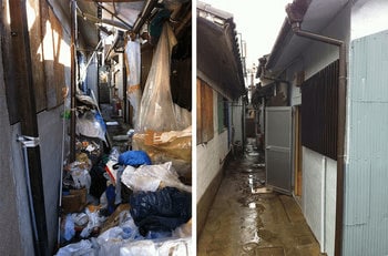ゴミ屋敷の荷物をどけて賃貸に