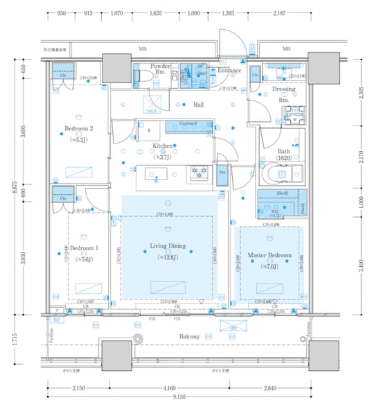 「WORLD TOWER RESIDENCE」の間取りと価格