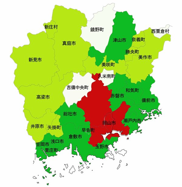 【市区町村別】岡山県の治安ランキング（令和6年）