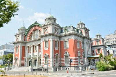 レンガ造りの大阪市中央公会堂