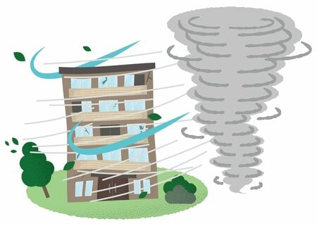 マンションにも風災補償は必要？