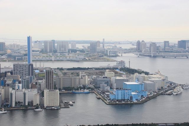 工事中の豊洲市場