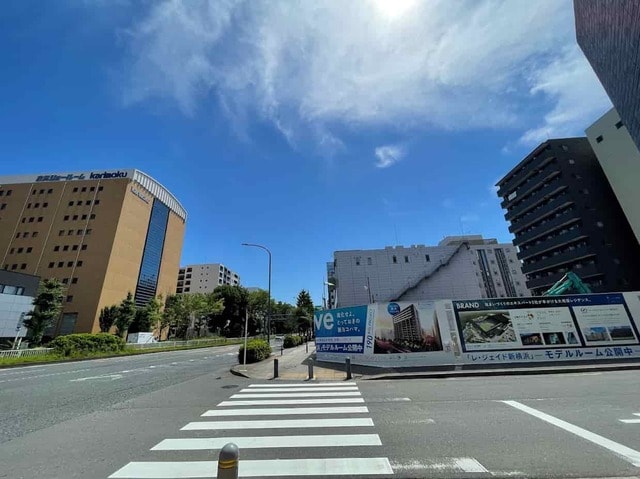 「レ・ジェイド新横浜」の建設予定地