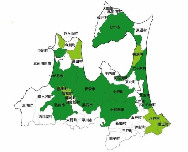 【市区町村別】青森県の治安ランキング