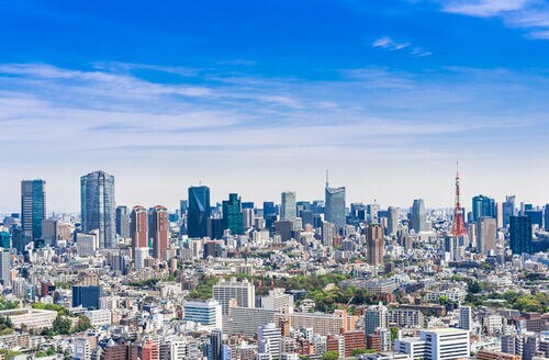 マンションが立ち並ぶ港区