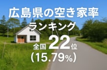 a広島県の空き家率は15.79％で全国22位【2025年版】　ランキングや長期推移、活用事例などを解説！