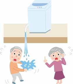 マンションで水濡れ