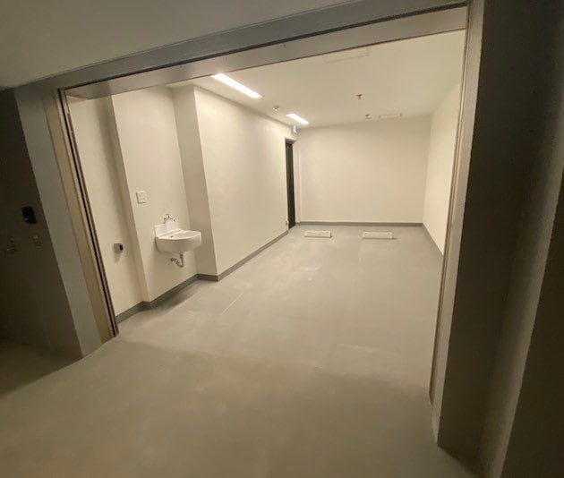 ブランズ丸山外苑前の専用ガレージ