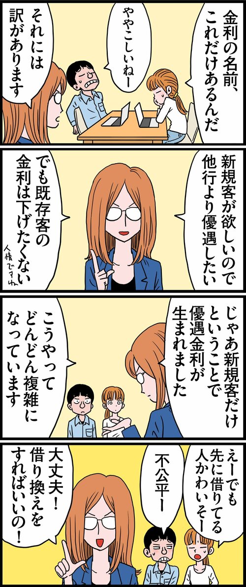 マンガ：優遇金利が生まれたワケ
