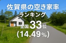 a佐賀県の空き家率は14.49％で全国33位【2025年版】ランキングや長期推移、活用事例などを解説！