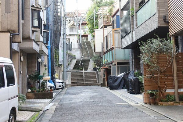 目黒区空川沿い