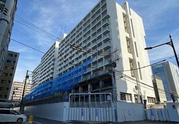 「パークタワー勝どき」B棟建設予定地は解体中（