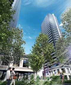 「シティタワーズ板橋大山ノースタワー/サウスタワー」外観予想CG
