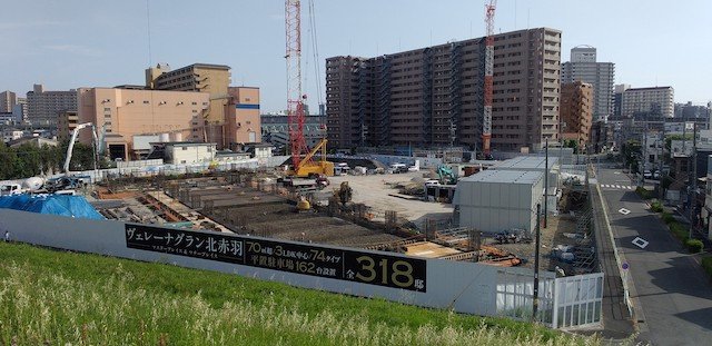 「ヴェレーナグラン北赤羽」建設地