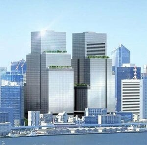 芝浦一丁目計画完成イメージ（写真提供：野村不動産）