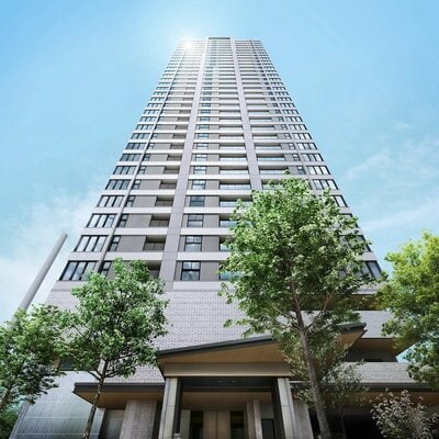 「ザ・パークハウス 大阪梅田タワー」の外観完成予想CG（出典：公式ホームページから）