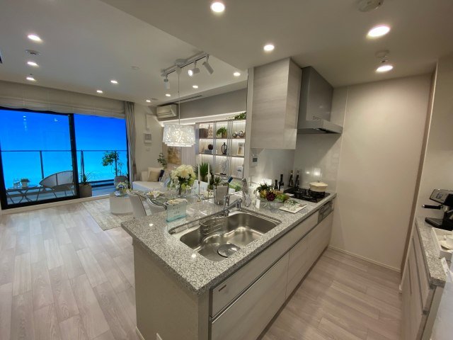 「シティテラス多摩川」のモデルルーム（筆者撮影）