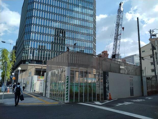 グランドメゾン西天満四丁目タワー現地の様子（撮影：筆者）