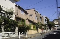 青葉台の住宅街