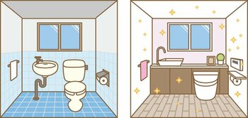 トイレリフォームのタイミングは10年程度（出典：PIXTA）