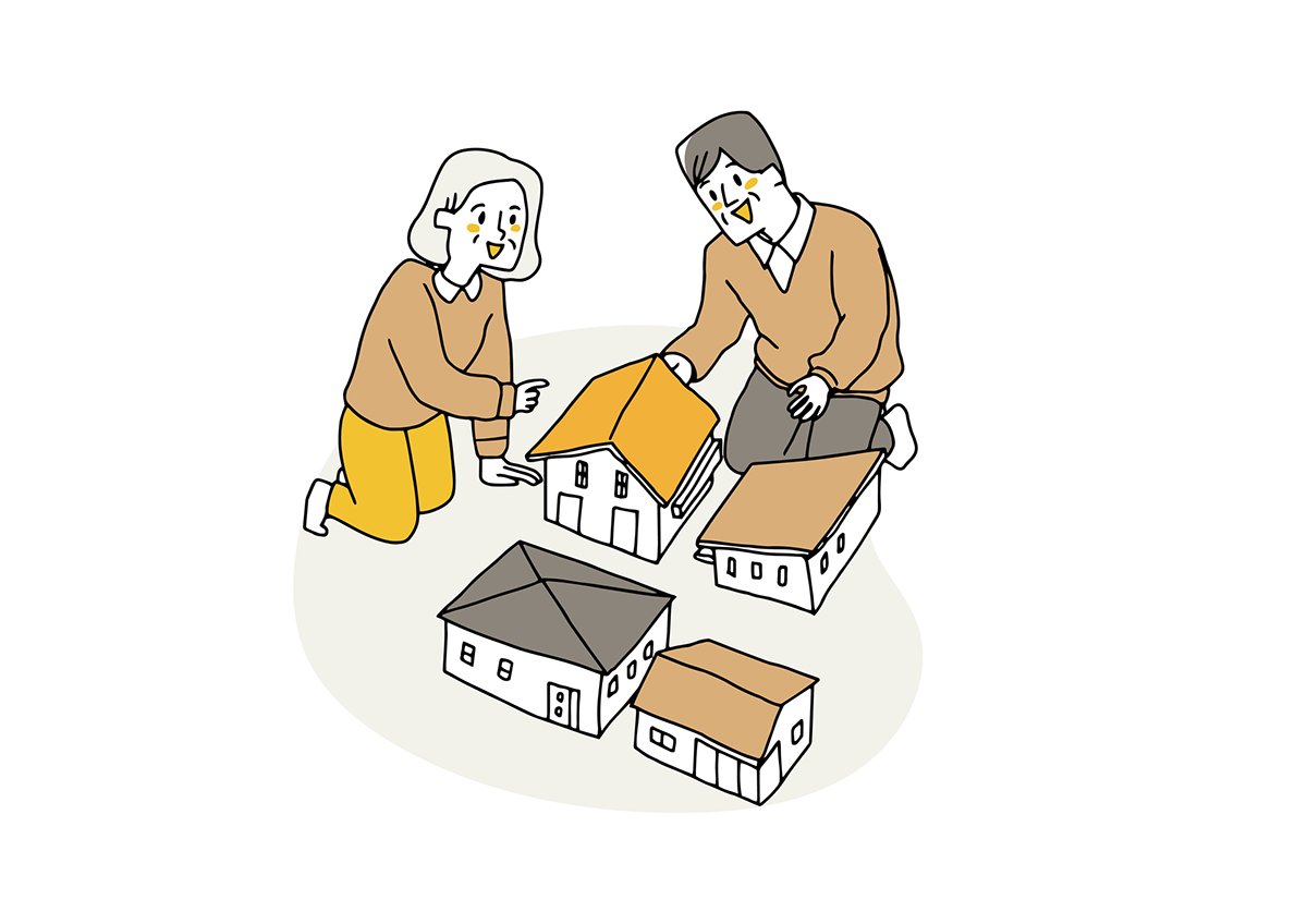 老後を見据えて、50代でも住宅ローンを借りる人が増えている。　出典：PIXTA 
