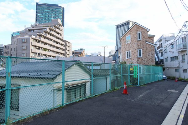 松見坂近くの高低差