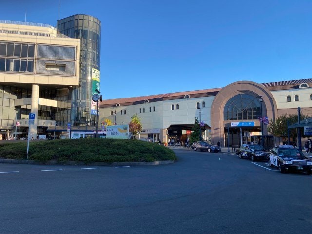 狛江駅前の様子（筆者撮影）