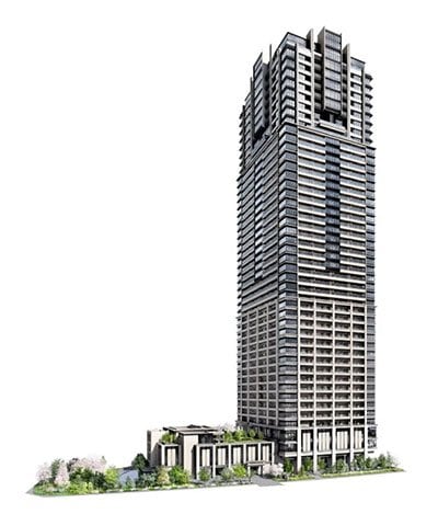 「グラングリーン大阪 THE NORTH RESIDENCE」完成予想CG（出典：公式ホームページより）
