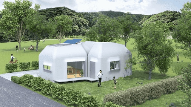 3Dプリンター住宅のフジツボモデル