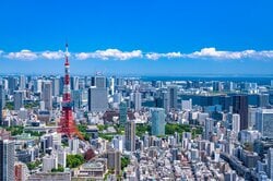 東京のランドマーク東京タワーのお膝元に位置する港区（出典：PIXTA）