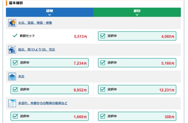 ソニー損保 火災保険 見積もり