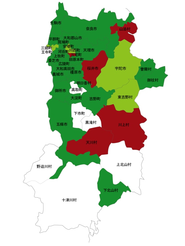 【市区町村別】奈良県の治安ランキング（令和6年）