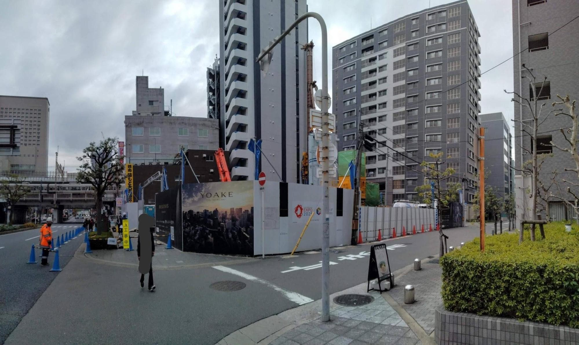 現地北側より