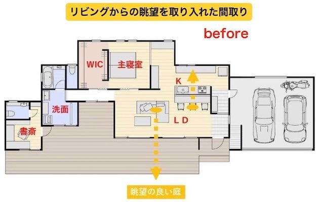リビングの間取り