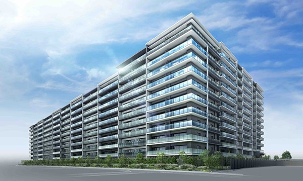 「シティテラス若江岩田の完成予想外観